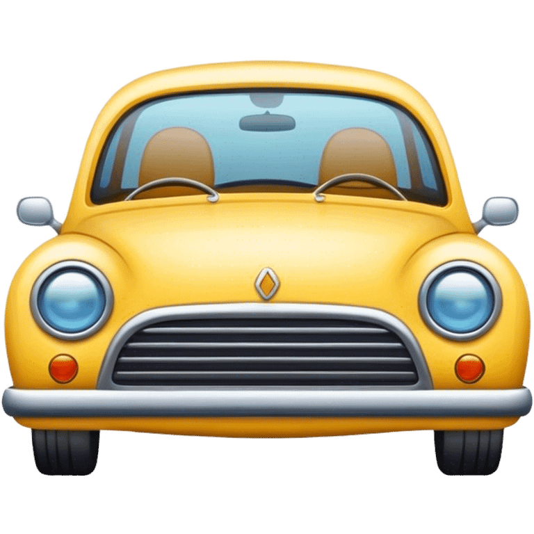 a car with a leprochan inside emoji