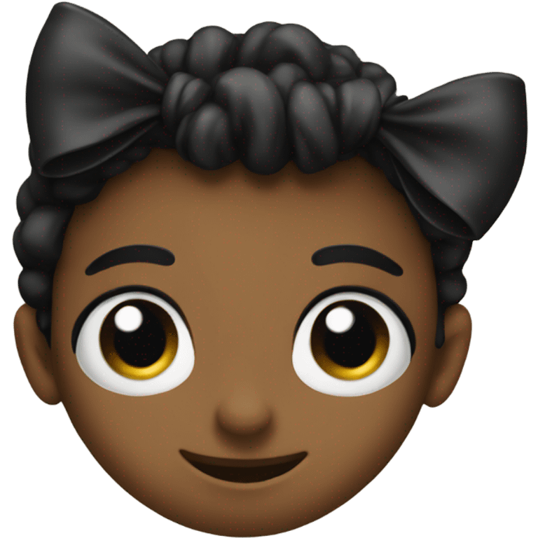 Black bow emoji