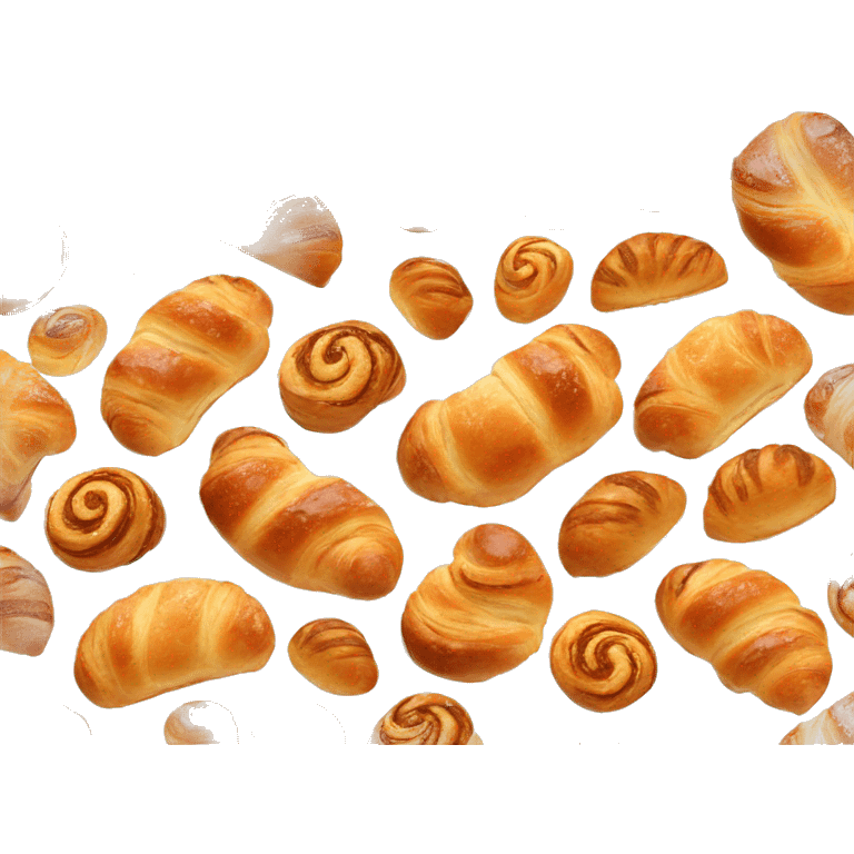 Viennoiserie pain au chocolat emoji