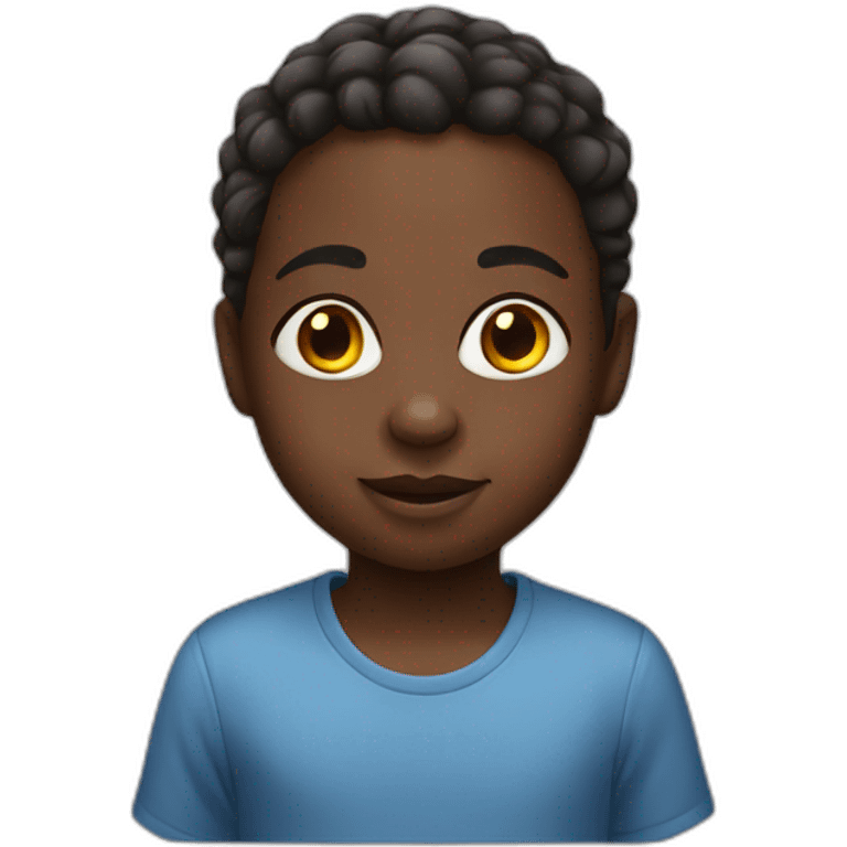 African child emoji