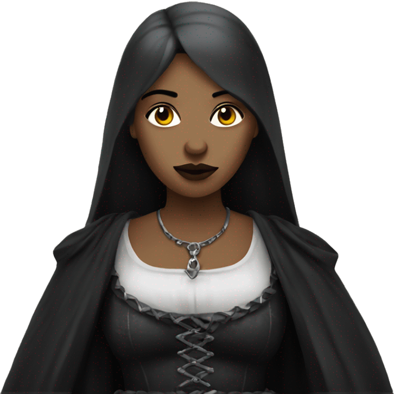 medieval goth woman  emoji