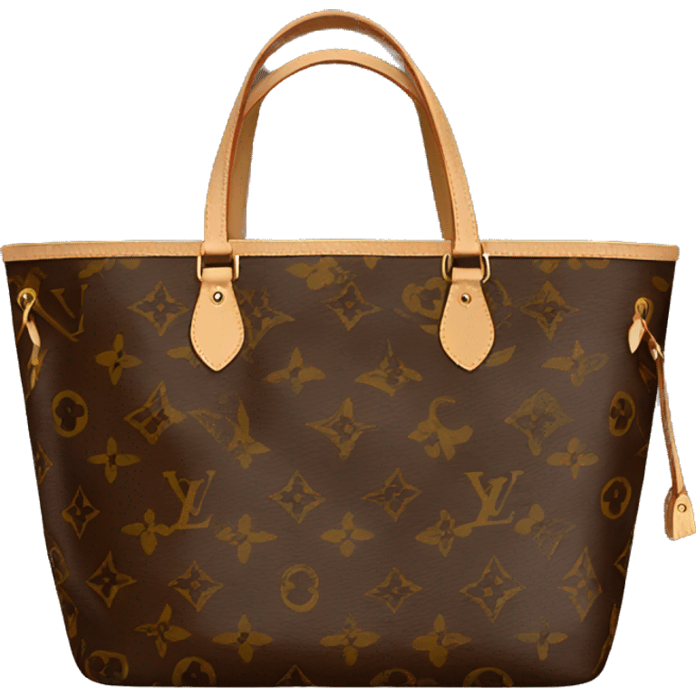 Louis Vuitton tote bag emoji