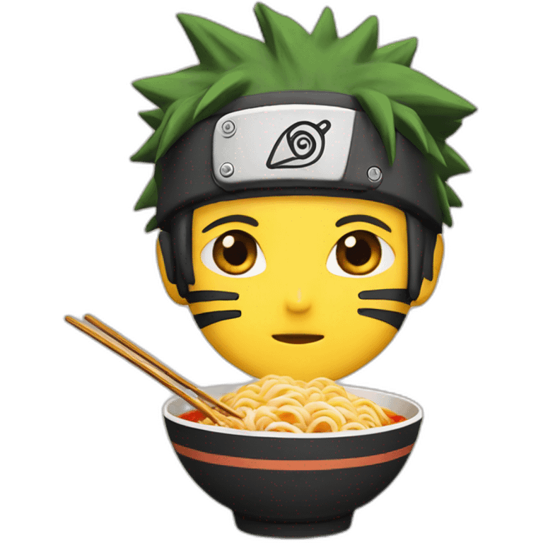 naruto eat ramen emoji