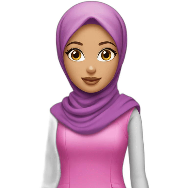 Barbie avec un hijab emoji