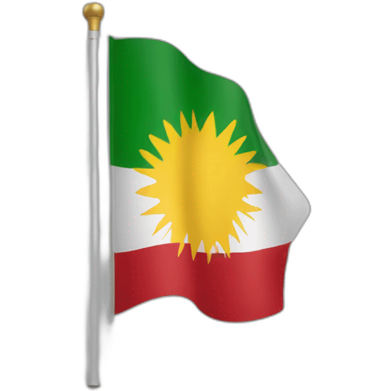 Kurdistan flag  emoji