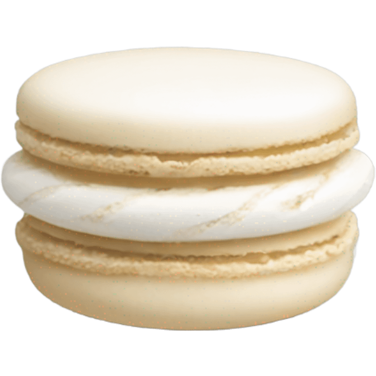 white macaron  emoji