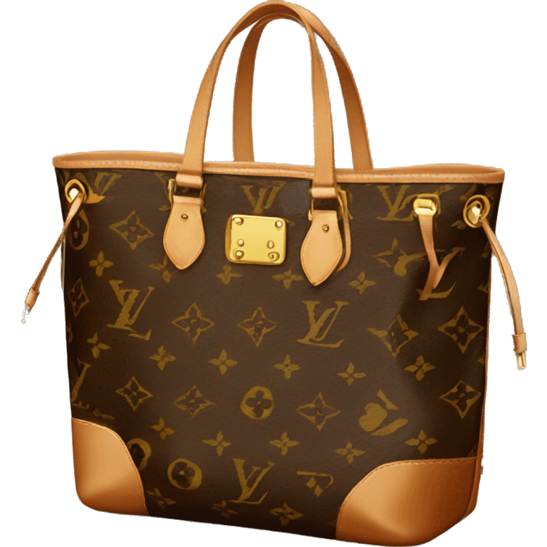 Louis Vuitton tote bag emoji