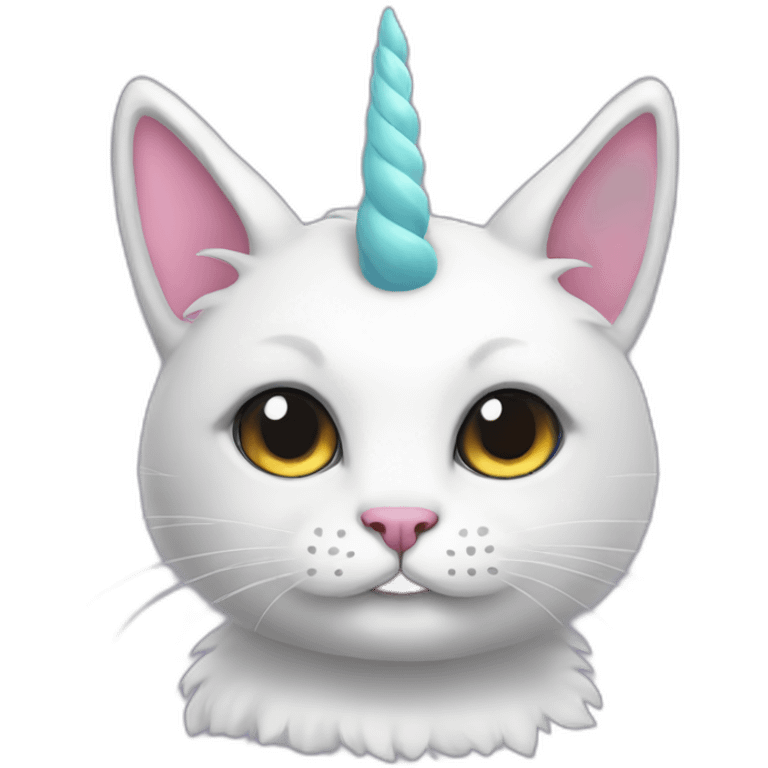 Unicorn cat emoji