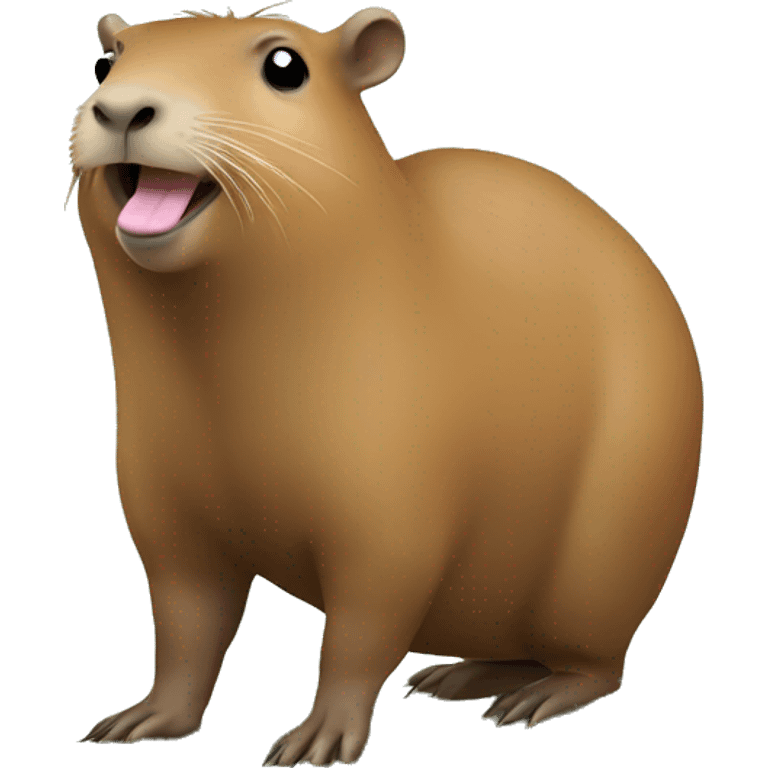 capybara with alot of money emoji