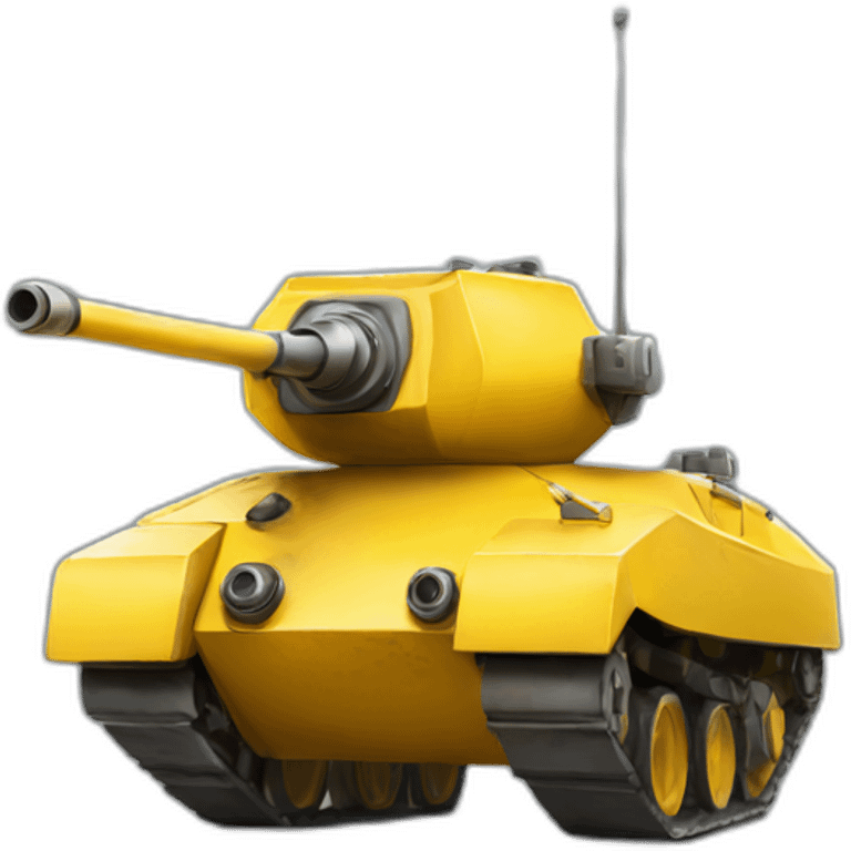 Yellow Tinytank with eyes emoji