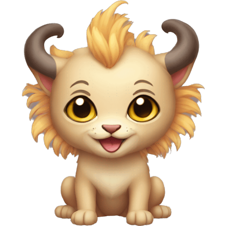 emoji cute chimera  emoji