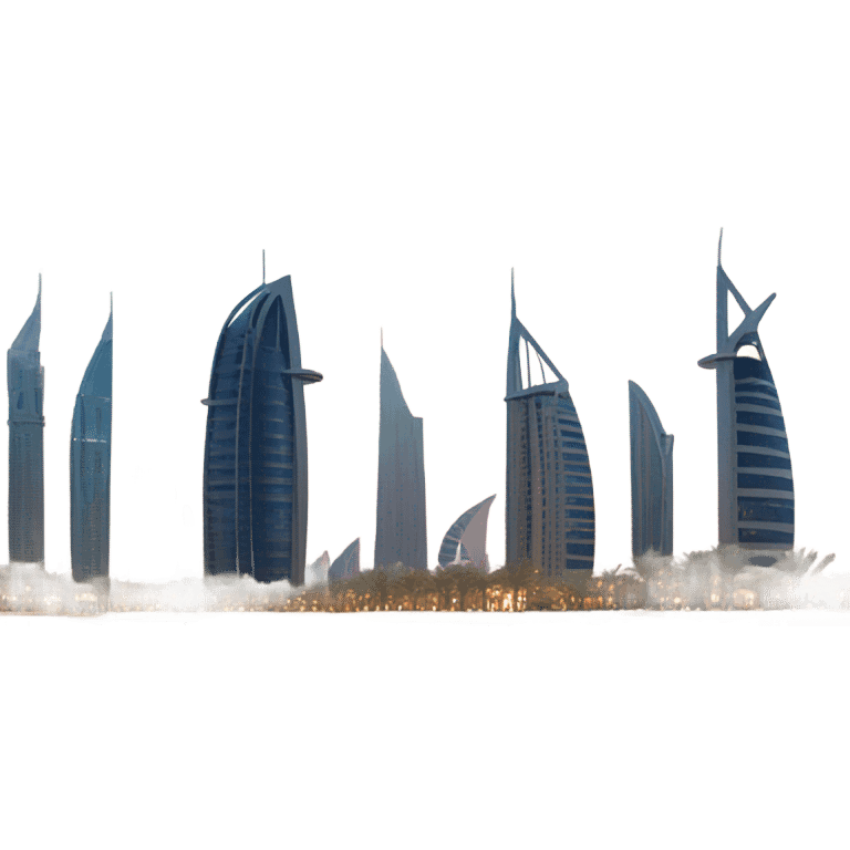 A Dubai view emoji