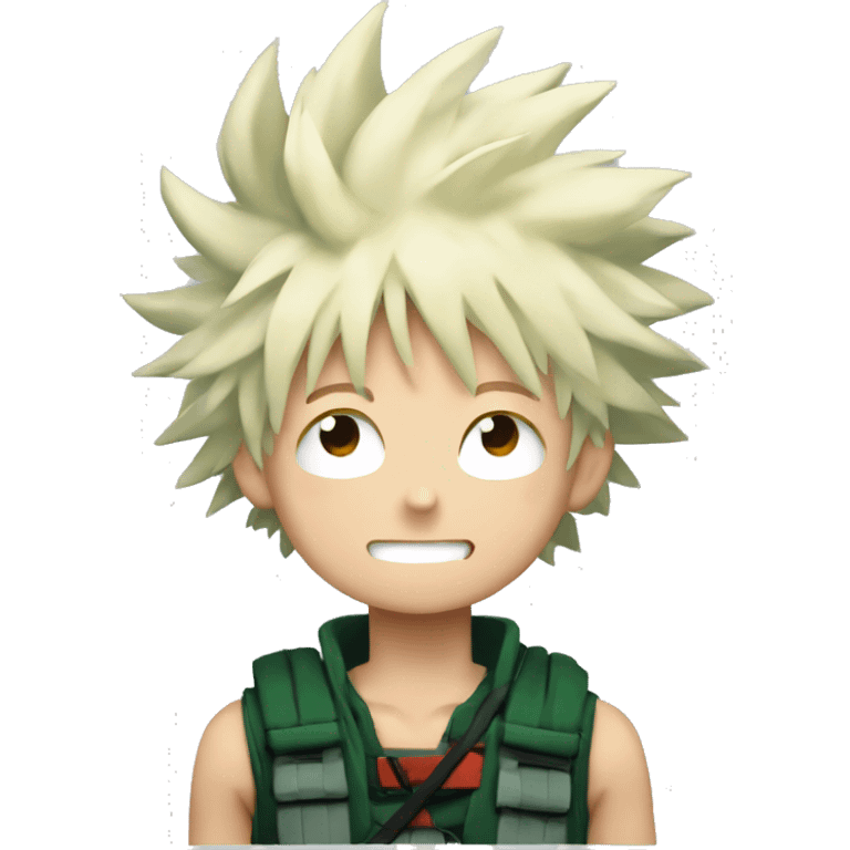 Katsuki Bakugo from my hero academia emoji