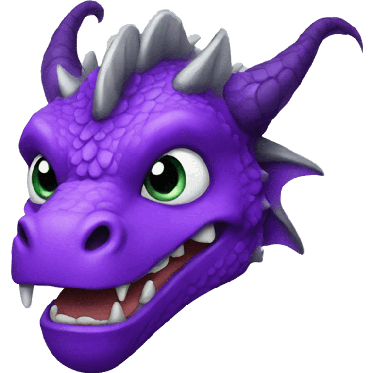 Purple dragon emoji