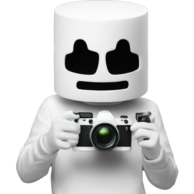 Video Creator Marshmello with Camera emoji