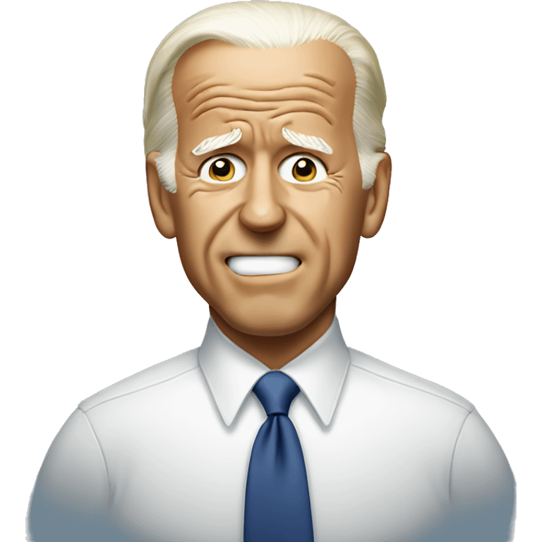 Joe biden sweating emoji