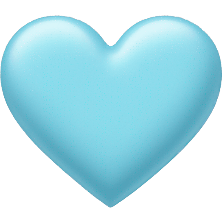 pastel blue heart emoji