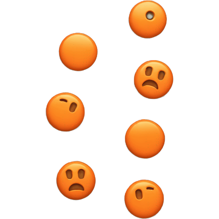 panic button color orangew emoji