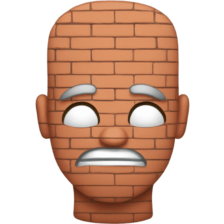 Brick head emoji