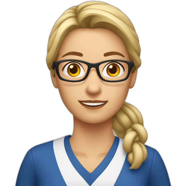 PE teacher female emoji