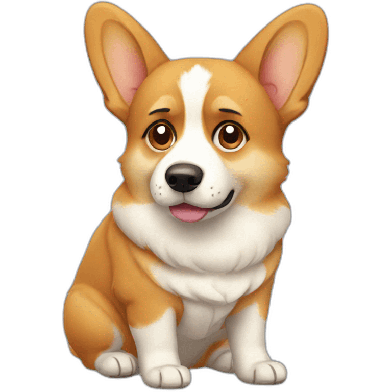 sad corgi emoji