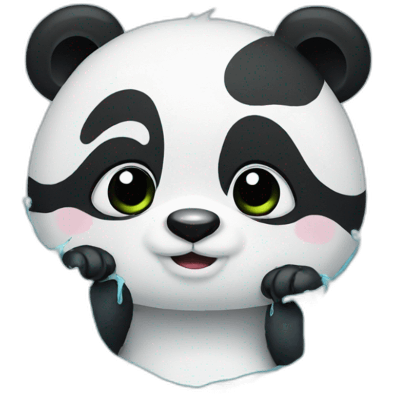 Panda water emoji