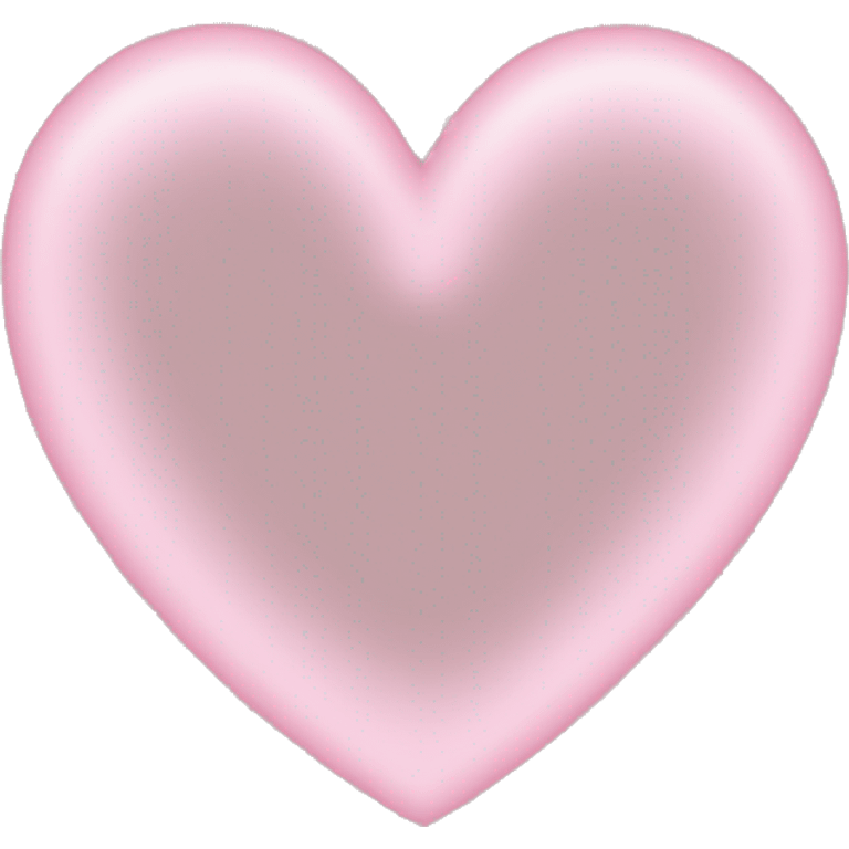 Light pink heart outline  emoji