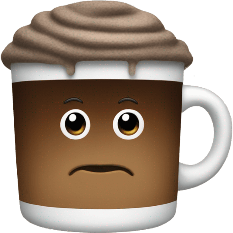 Cozy coffee emoji