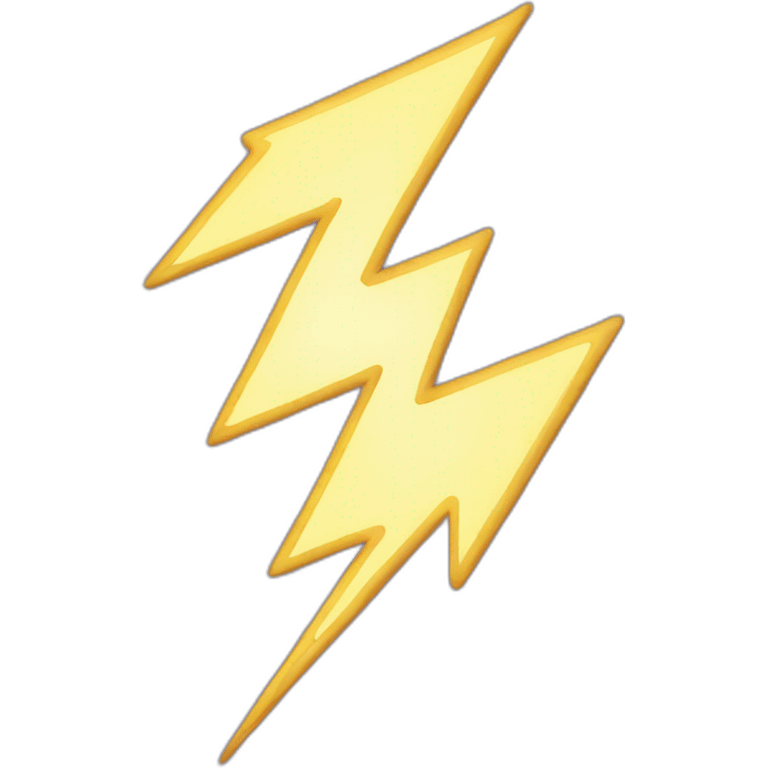 Lightening bolt emoji