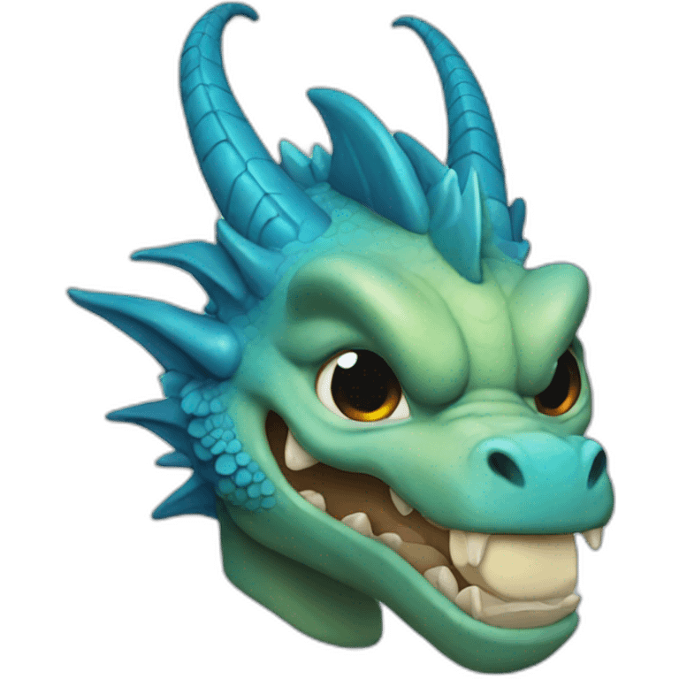 Blue dragon  emoji