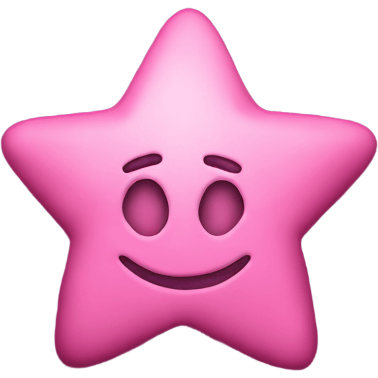 5 etoiles couleur rose emoji