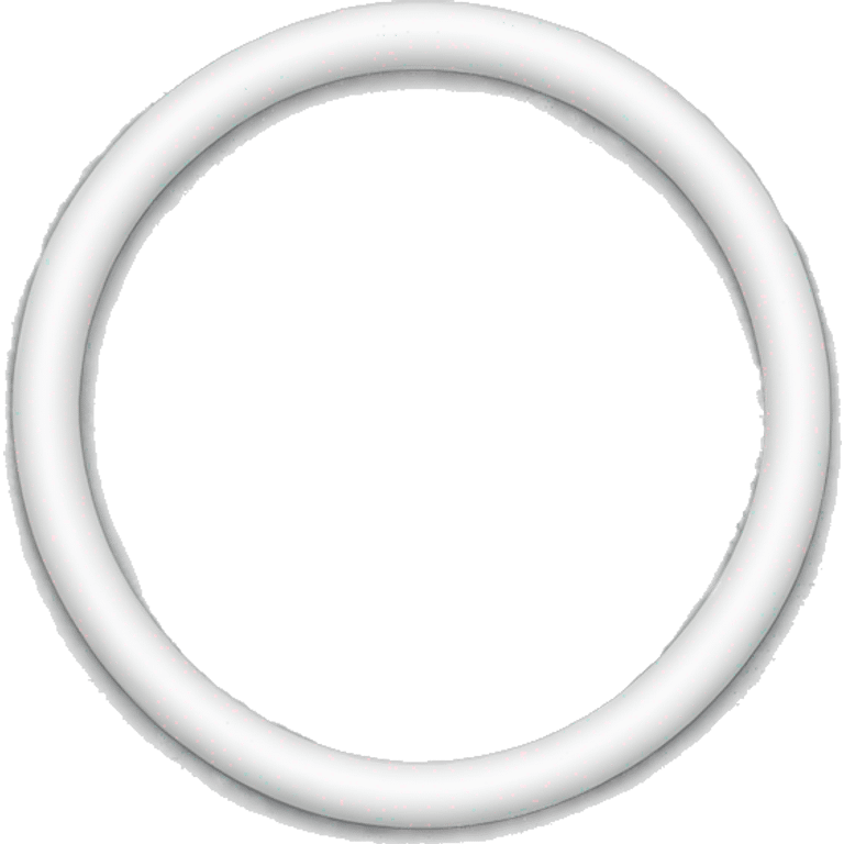 Loop in white emoji