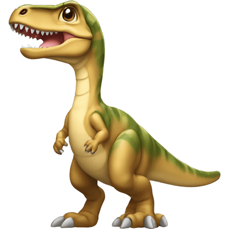 allosaurus baby tan emoji