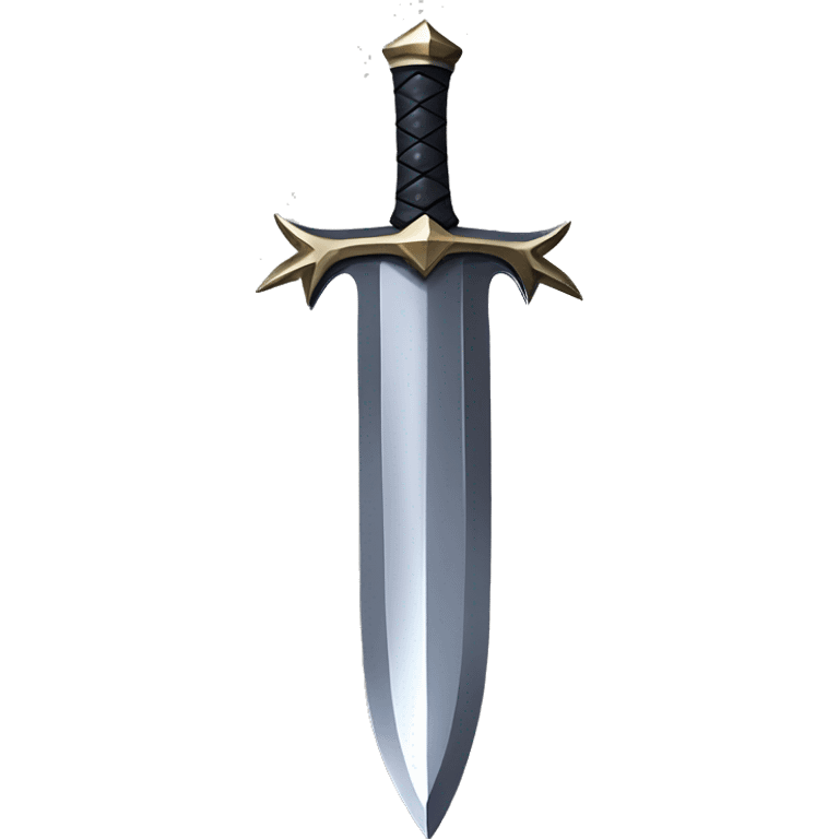 poisonous spiky fantasy sword with an iron handle emoji