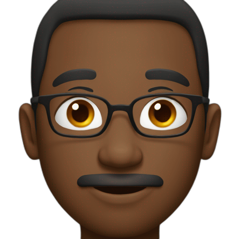 black man holdig carrot emoji