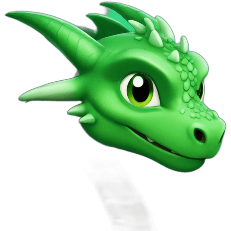 green night fury dragon emoji