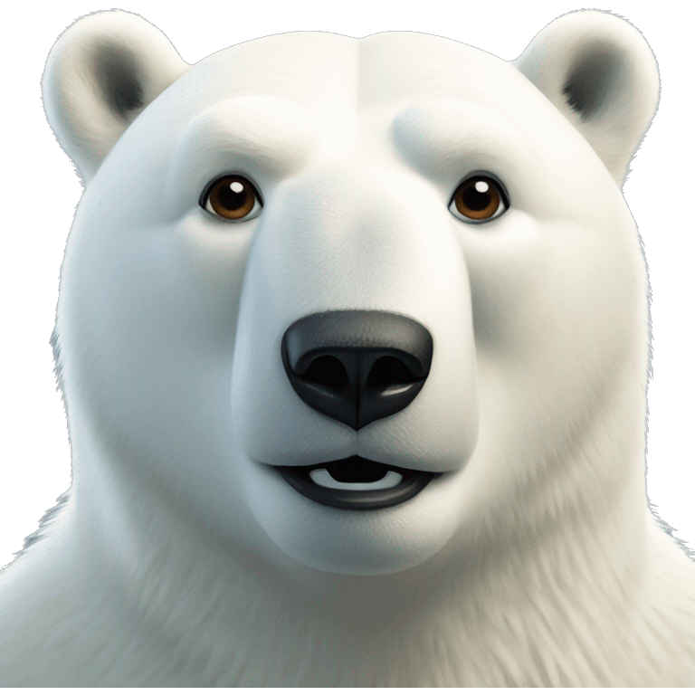 Polar bear emoji