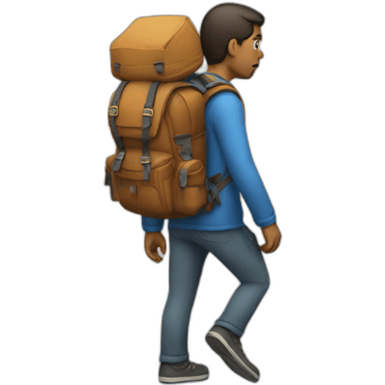 angry-walking-with-backpack emoji