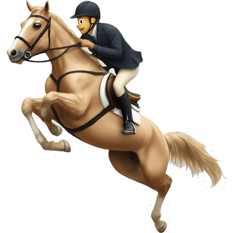 Horse jumping emoji