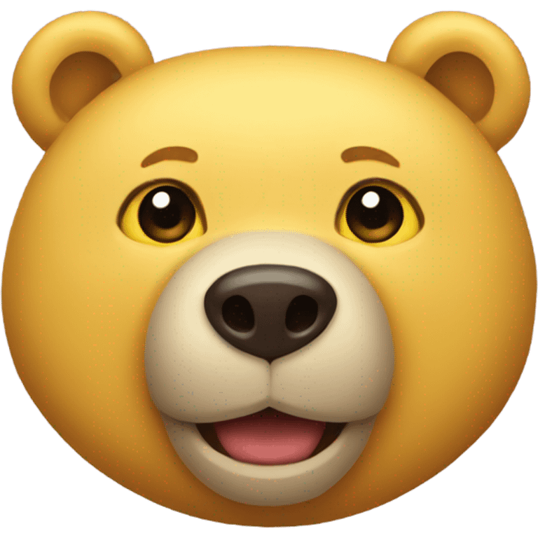  yellow bear emoji