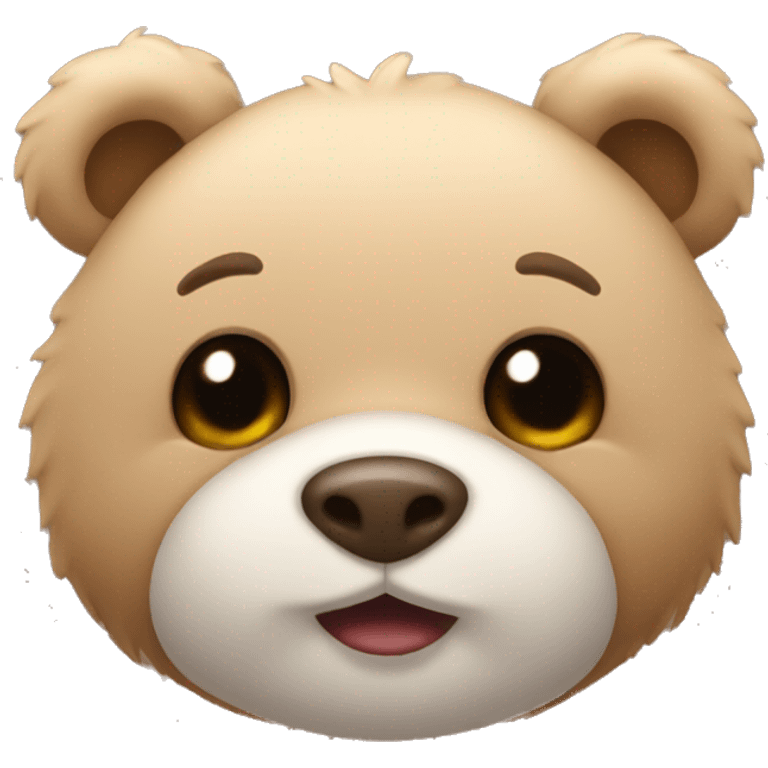 Teddy bear inlove emoji