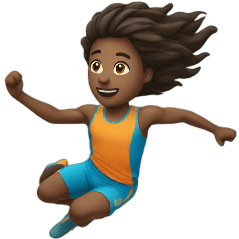 long jump emoji