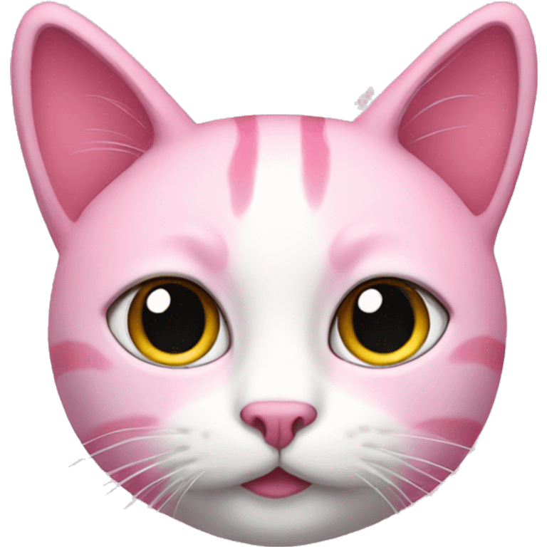 Pink cat emoji