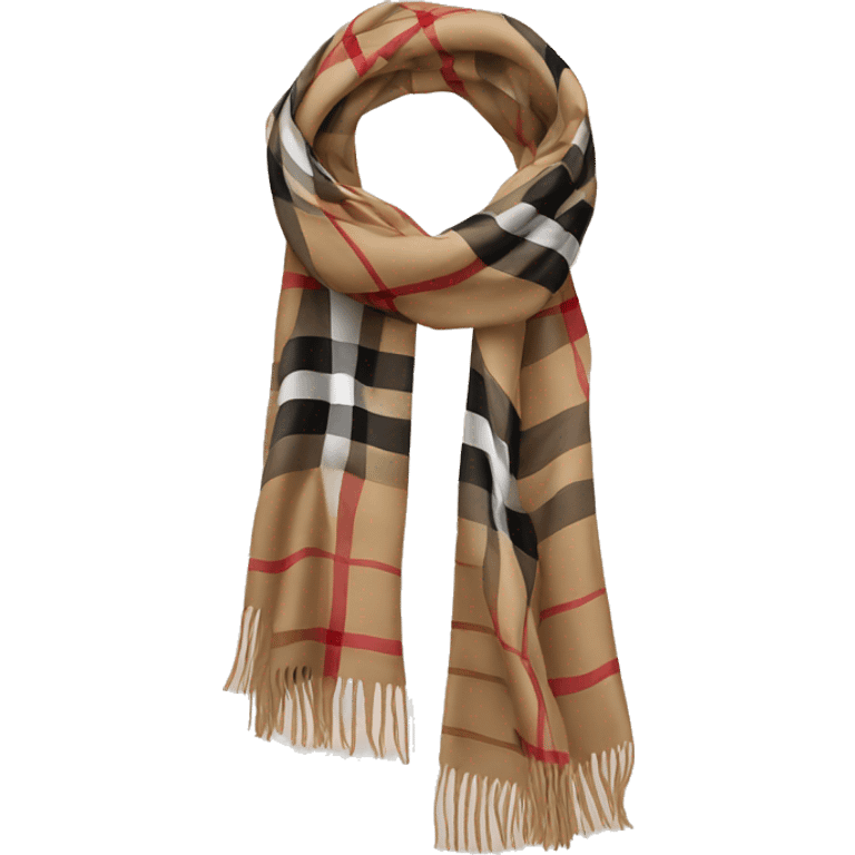 Burberry scarf emoji