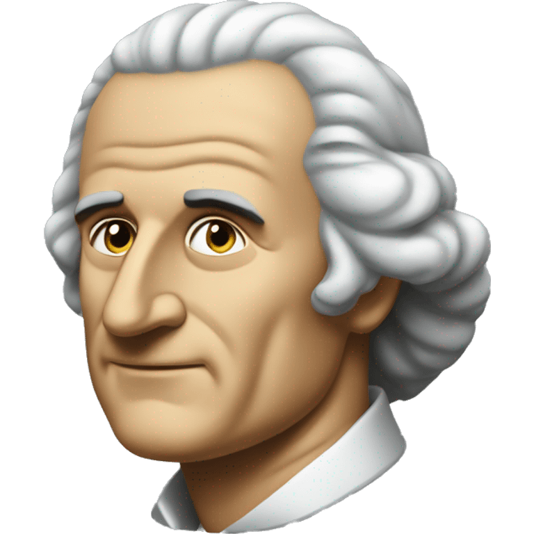 jean-jacques rousseau, philosopher emoji