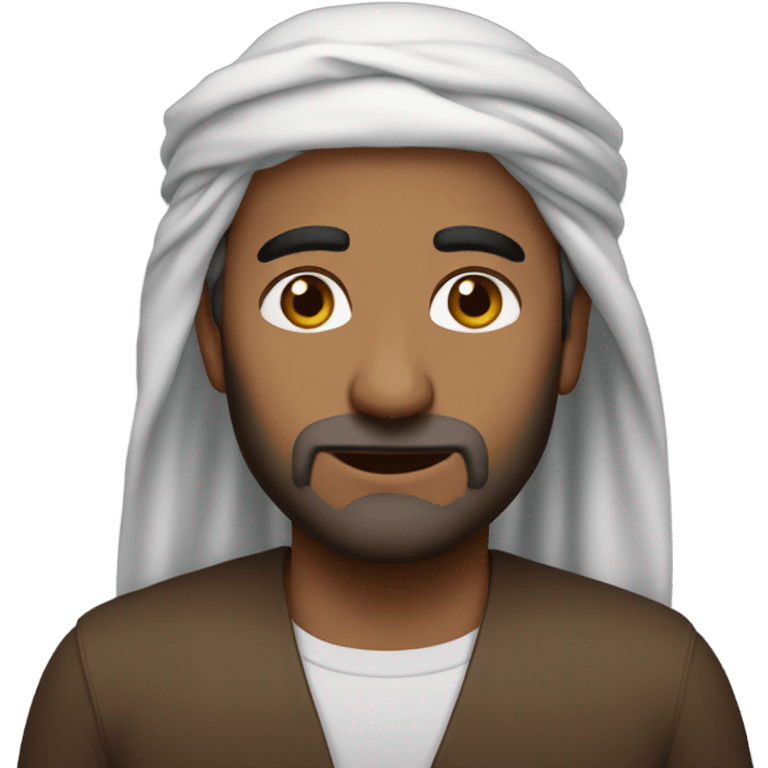 a brown middle east man aged about 30 years  emoji