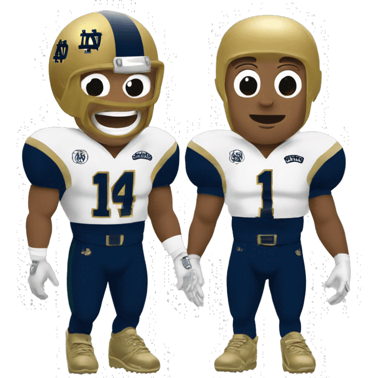 Notre dame football win emoji