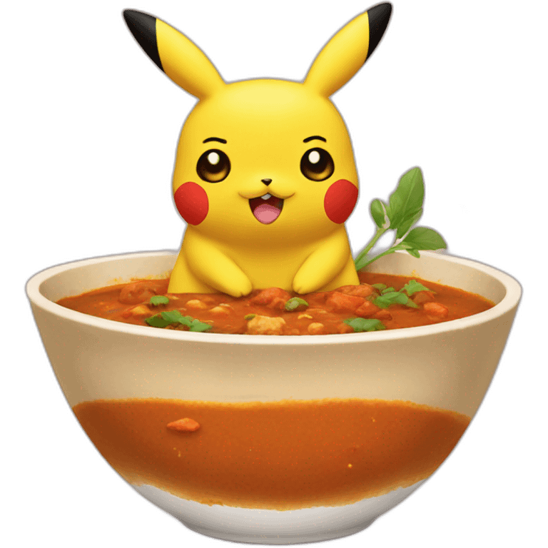 pikachu curry emoji