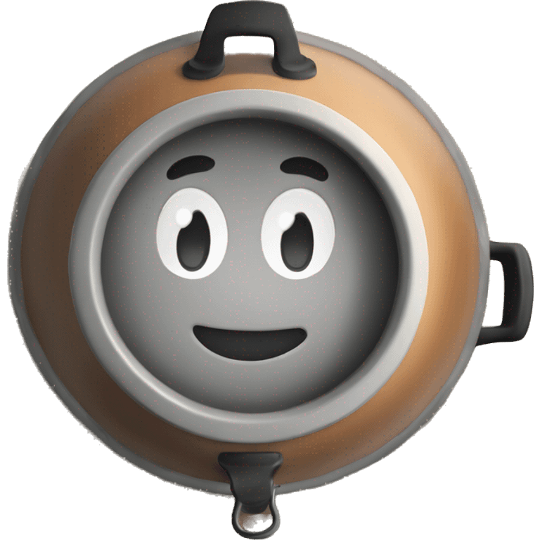 magical dutch oven with smiling face emoji