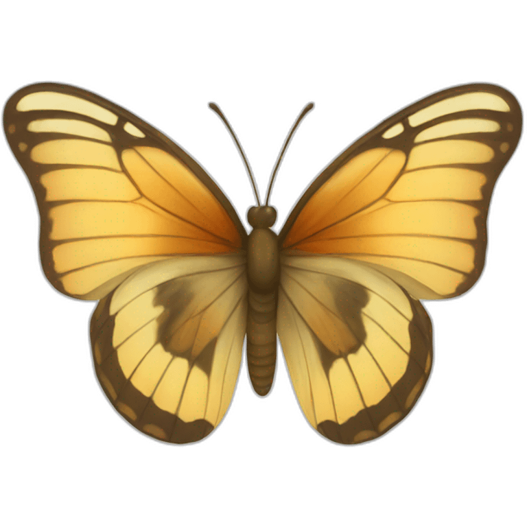 Butterfly in circle emoji